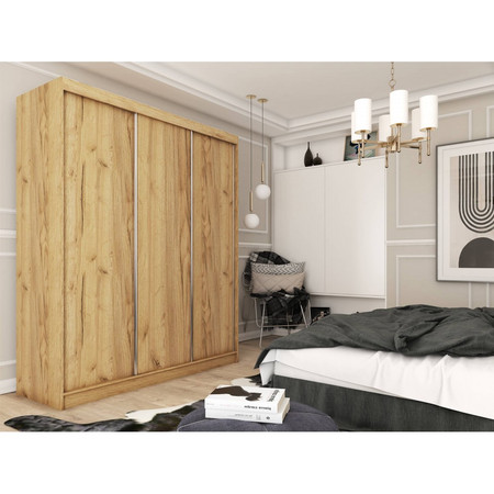 Kvalitní Šatní Skříň bez zrcadla 180 cm Dub artisan Furniture