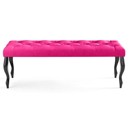 Lavice CHESTERFIELD 100x40 cm Růžová Signal-nabytek