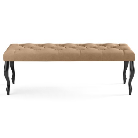 Lavice CHESTERFIELD 100x40 cm Tmavě béžová Signal-nabytek