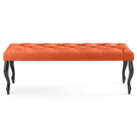 Lavice CHESTERFIELD 80x40 cm Oranžová Signal-nabytek