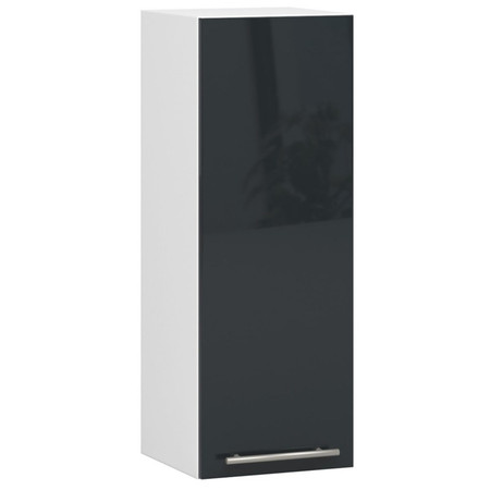 Kuchyňská skříňka OLIVIA W30 H720 - bílá/grafit lesk Akord