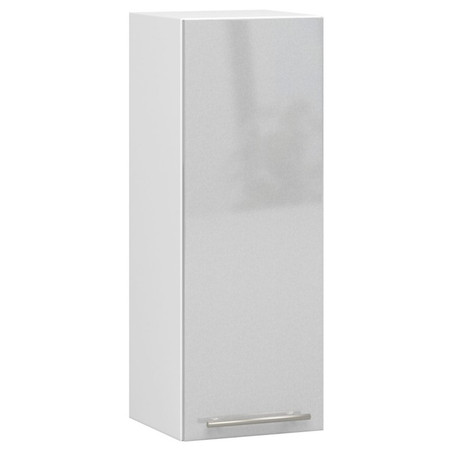 Kuchyňská skříňka OLIVIA W30 H720 - bílá/šedý lesk Akord